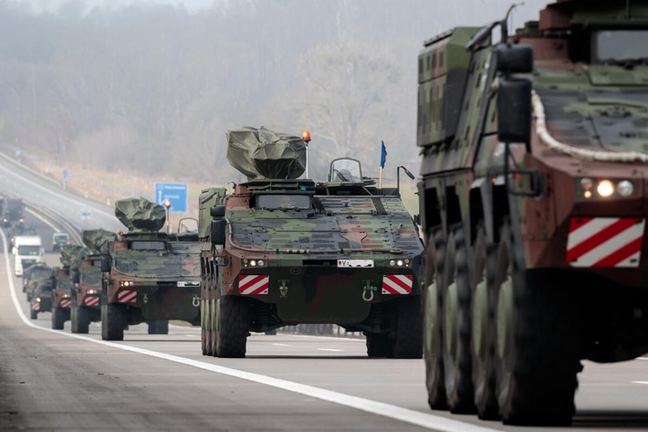 Bundeswehrkonvois auf Straßen in Sachsen, Brandenburg und Sachsen-Anhalt erwartet
