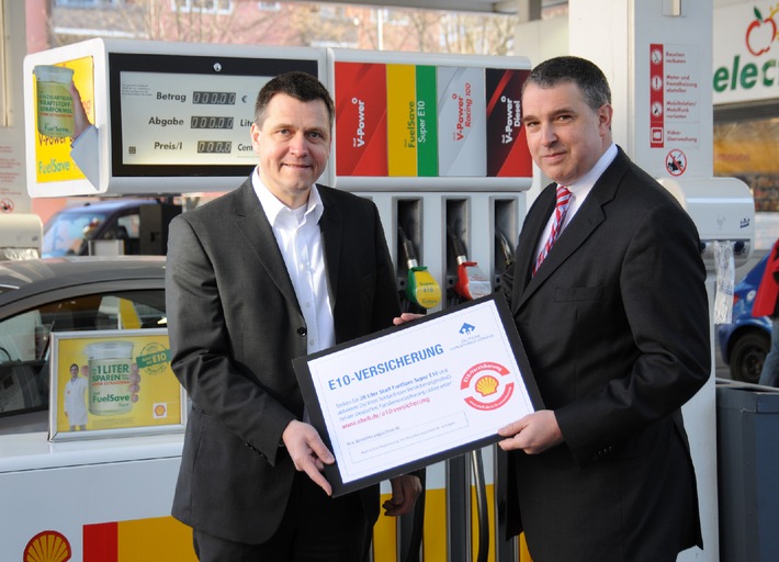 Shell bietet Kunden kostenfreie E10-Versicherung (mit Bild)