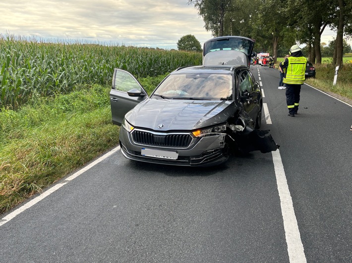 FW-ROW: Schwerer Verkehrsunfall auf der Kreisstraße 139 - Motorradfahrer schwer verletzt +++ Katze in misslicher Lage