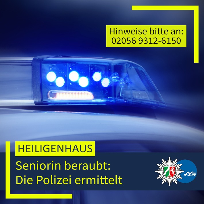 POL-ME: Seniorin beraubt: Polizei ermittelt - 2508109