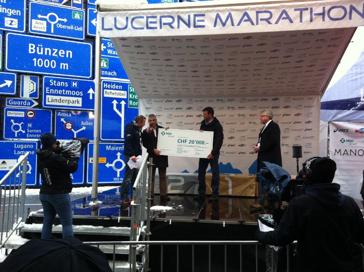 MSD unterstützt den Lucerne Marathon: ein Engagement für die Gesundheit (Bild)