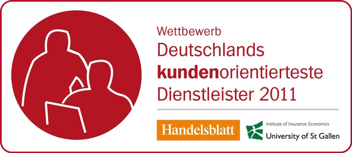 Top-Auszeichnung für Beratungs- und Betreuungsqualität: Deutsche Vermögensberatung (DVAG) ist "Deutschlands kundenorientiertester Dienstleister 2011" (mit Bild)