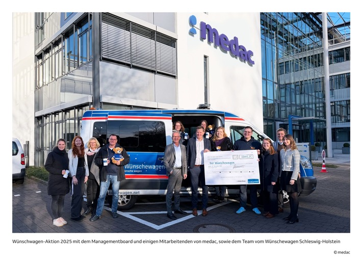 medac Pressemitteilung:medac erfüllt Herzenswünsche zur Weihnachtszeit