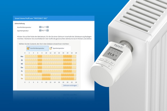 AVM Marktstart: Neuer Heizkörperregler FRITZ!DECT 301 mit innovativem E-Paper-Display