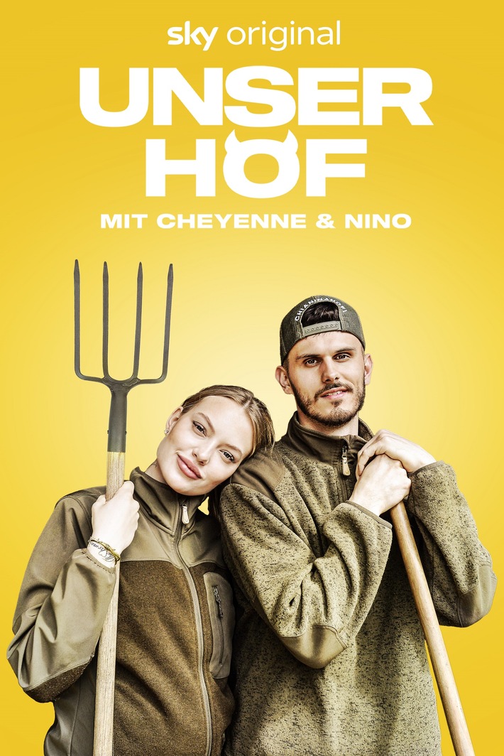 "Unser Hof - mit Cheyenne und Nino" startet am 22. November exklusiv auf Sky und dem Streaming-Service WOW