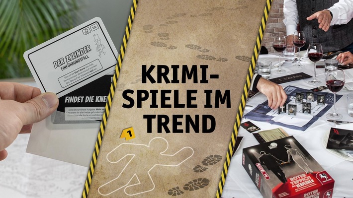 Krimispiele im Trend / In Deutschland werden Krimis nicht nur gerne gelesen und gesehen, sondern auch gespielt