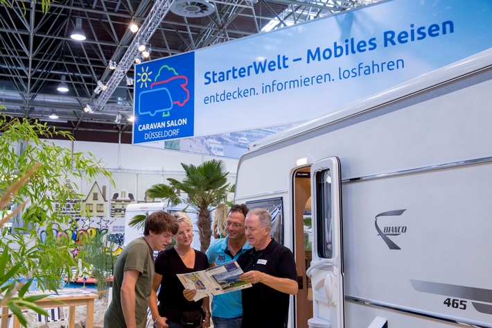 CARAVAN SALON 2017: &quot;StarterWelt - Entdecke Camping &amp; Caravaning&quot;