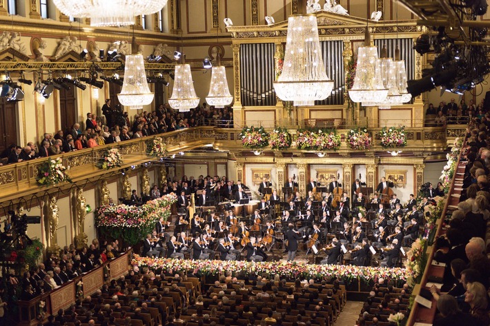 Das Neujahrskonzert der Wiener Philharmoniker im ZDF / Live aus dem Goldenen Saal des Wiener Musikvereins