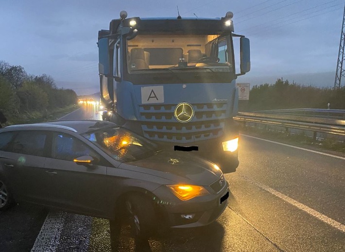 POL-PDLD: A65/Haßloch - Fehler bei Auffahren auf die A65