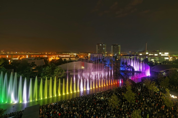 Sommerinszenierung der Autostadt in Wolfsburg mit über 500.000 Besuchern