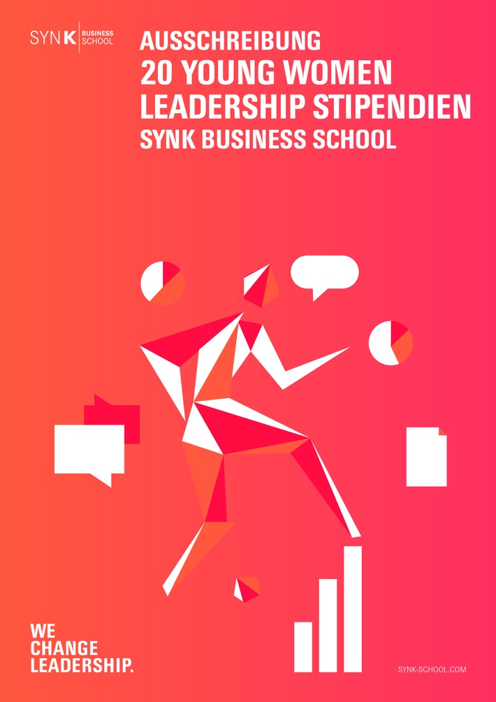 Qualifizierung vor Quote - Startschuss für Young Women Leadership Stipendienprogramm / SYNK Business School fördert künftig 20 weibliche Nachwuchsführungskräfte