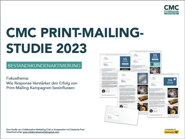 PM: CMC Print-Mailing-Studie 2023: Werbebriefe sorgen für nachweislich mehr Traffic in Online-Shops