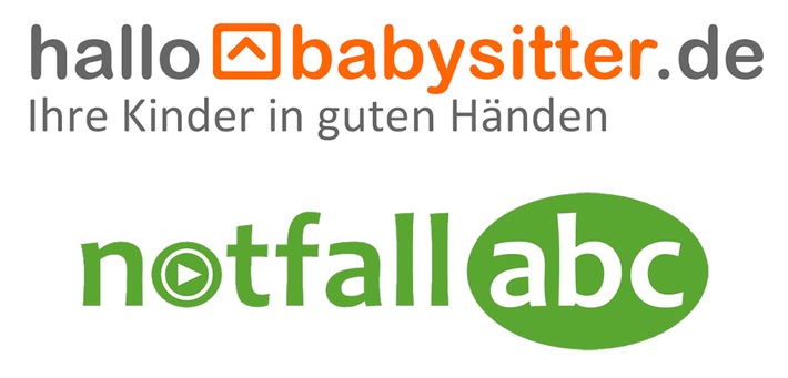 Erste Hilfe am Kind per Video-Kursus / HalloBabysitter.de und notfall-abc.de schließen Kooperation