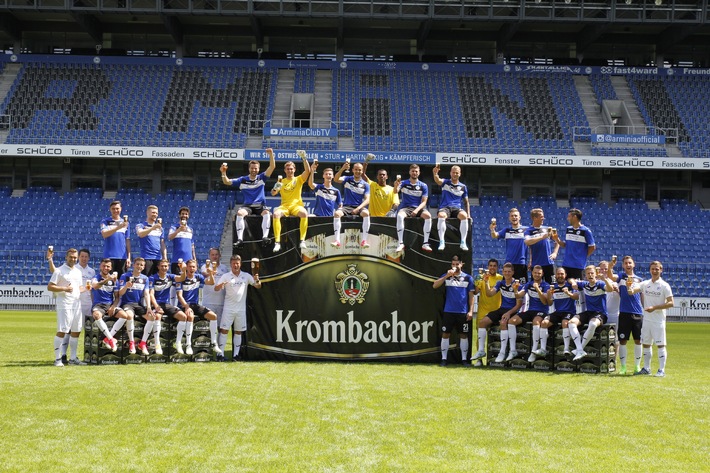 Krombacher Brauerei setzt Sponsoring bei Arminia Bielefeld fort