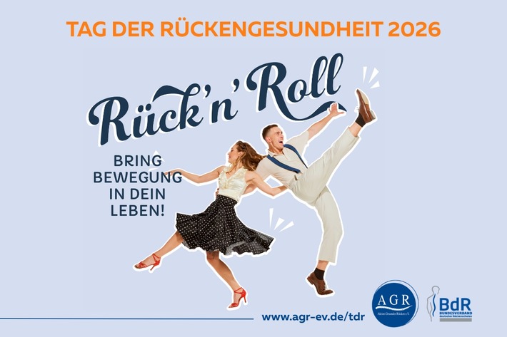 Rück’n’Roll am 15. März: Deutschland in Bewegung am Tag der Rückengesundheit