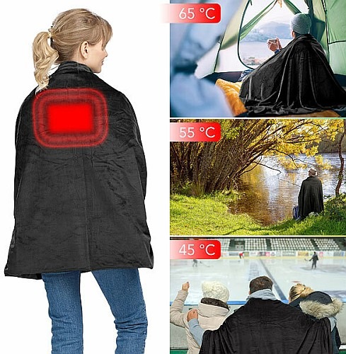 Wohlige Wärme und maximaler Komfort mit App-Steuerung: Wilson Gabor Smarte Decke mit IR-Heizelement, Bluetooth, App, bis 65 °C, 180x135 cm