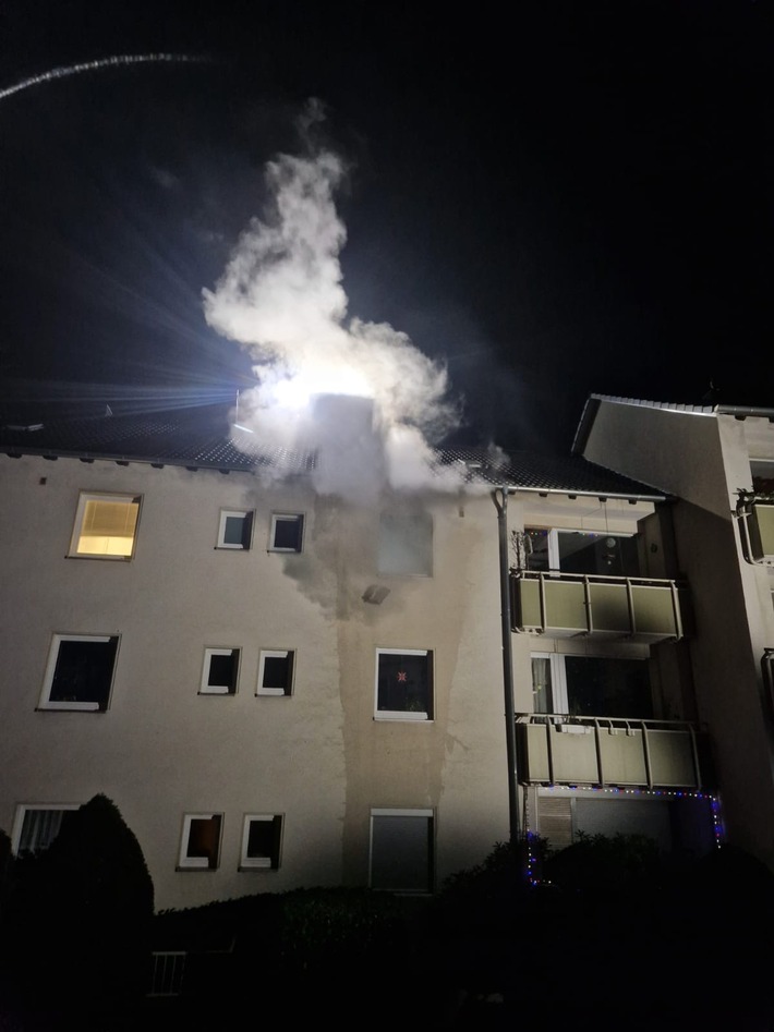 FW-HAAN: Küche in Vollbrand