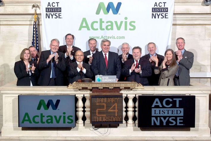 Watson Pharmaceuticals, Inc. heisst ab sofort Actavis, Inc. (BILD)