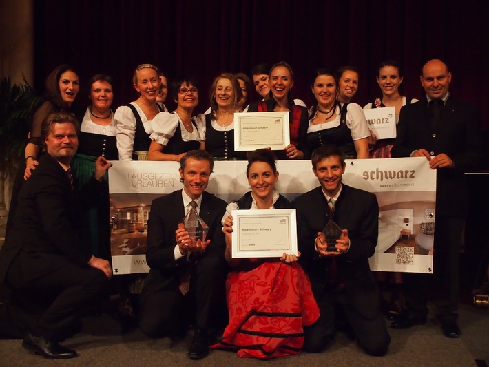Alpenresort Schwarz gewinnt European Excellence Award 2013 - BILD