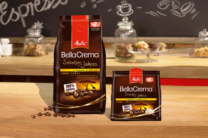 Kaffeevielfalt, Lebensfreude und Genuss aus Tansania / Neu von Melitta®: Die BellaCrema® Selection des Jahres 2015 mit 
Tansania Nyanda Bohnen