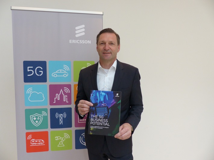 Ericsson präsentiert Report anlässlich der Hannover Messe &quot;The 5G Business Potential&quot;: 5G-Technologie eröffnet neue Möglichkeiten für IKT-Branche und Industrie (FOTO)