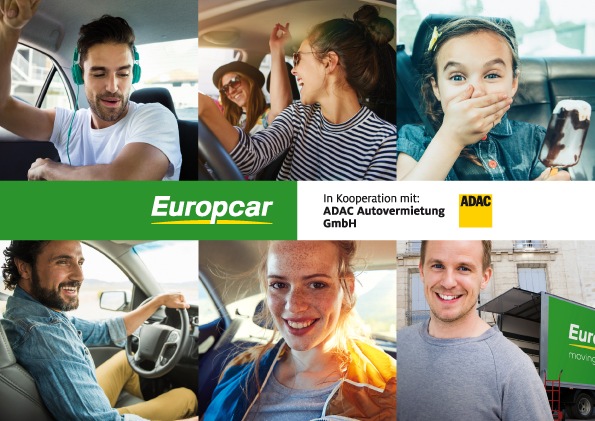 Europcar-Angebote ab sofort bei ADAC Autovermietung in Deutschland verfügbar