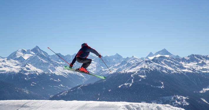 Crans-Montana: oben Skifahren, unten Biken