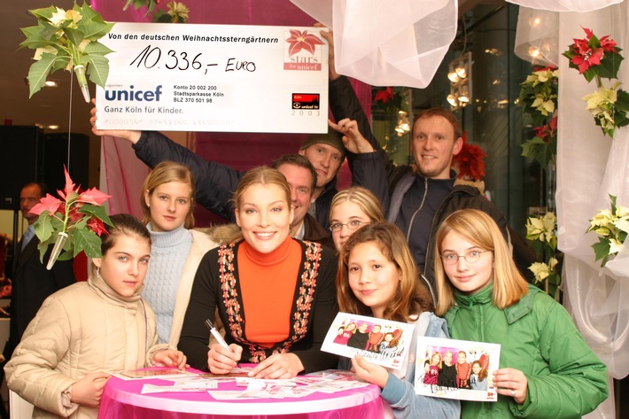 Stars for UNICEF: Star mit Sternen für UNICEF