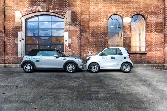 car2go und DriveNow bündeln Kräfte: SHARE NOW wird größter Anbieter für free-floating Carsharing