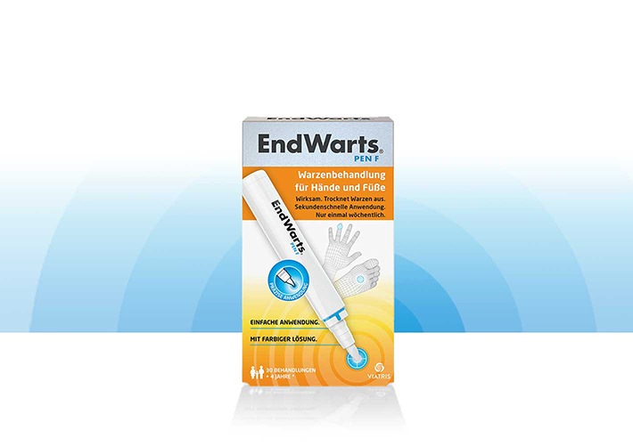 Pressedienst: Warzenentfernung soll mit bläulicher Lösung erleichtert werden: EndWarts® PEN F erweitert Produktportfolio