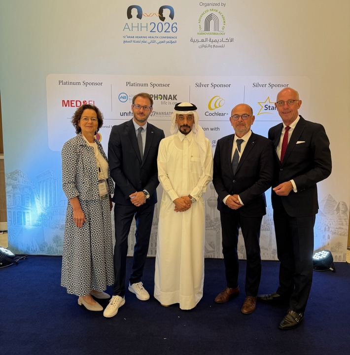 Campus Hörakustik fördert weltweiten Wissenstransfer: Lübecker Experten auf der Arab Hearing Health Conference 2026