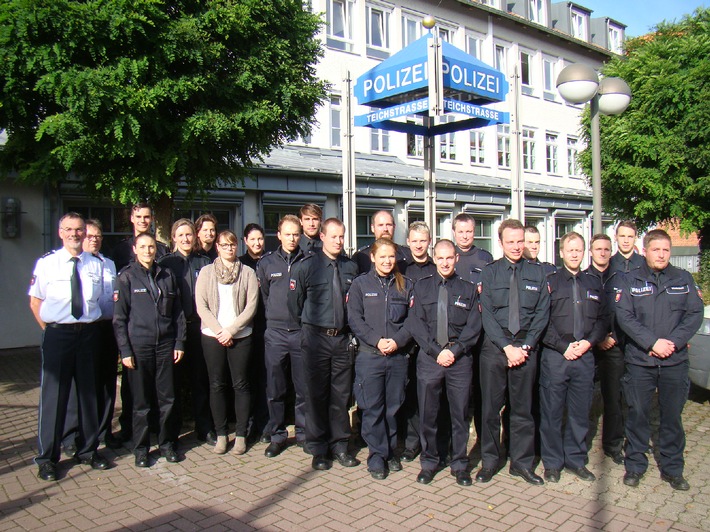 POL-NOM: Personelle Verstärkung für die Polizei in den Landkreisen Northeim und Osterode - Polizeidirektor Rusteberg begrüßt 26 neue Kolleginnen und Kollegen