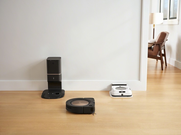 Le futur du nettoyage prend forme avec iRobot / Le leader des robots domestiques lance deux nouveaux robots très puissants: L&#039;aspirateur robot Roomba® s9+ et le robot laveur de sol Braava jet® m6