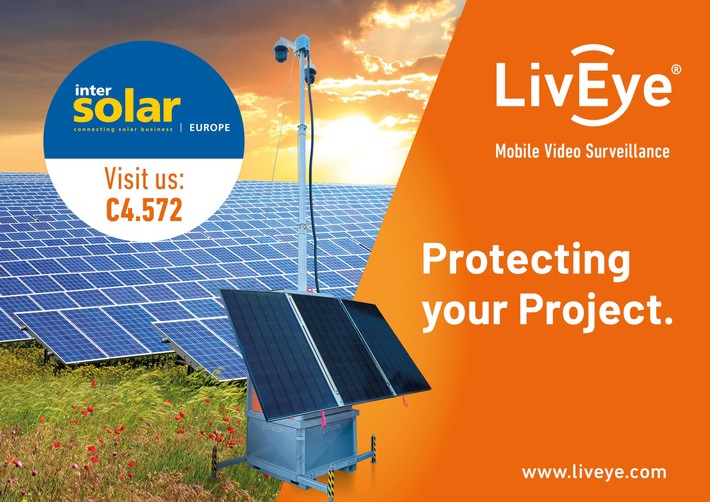 LivEye präsentiert seine innovativen Lösungen für mobile Videoüberwachung auf der Intersolar Europe 2023