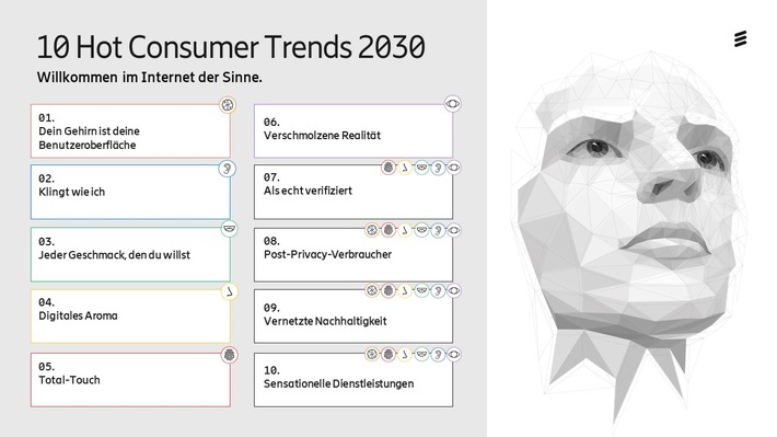 Ericsson ConsumerLab: 10 Hot Consumer Trends 2030 - Das Internet der Sinne