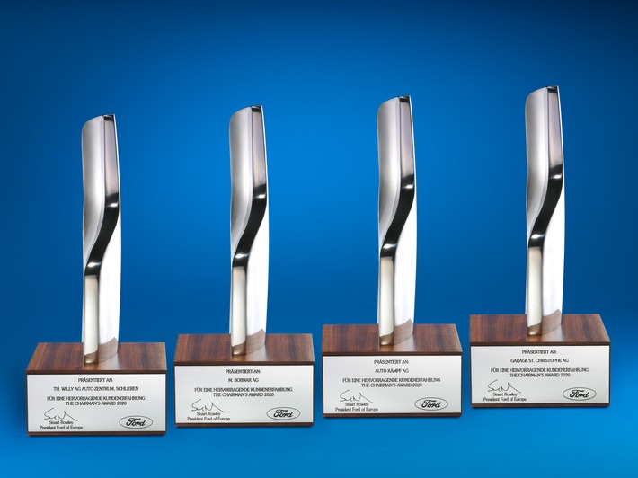 Ford kürt die besten Händler mit dem beliebten Chairman&#039;s Award