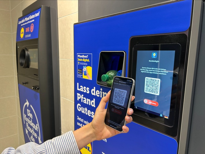 Lidl entwickelt Pfandrückgabe weiter und führt digitalen Pfandbon deutschlandweit ein / Für kundenfreundliche Digitalisierung und einen nachhaltigen Lebensmitteleinzelhandel