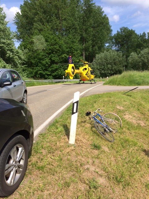 POL-PDLD: Verkehrsunfall in Leimersheim mit schwerverletztem Radfahrer