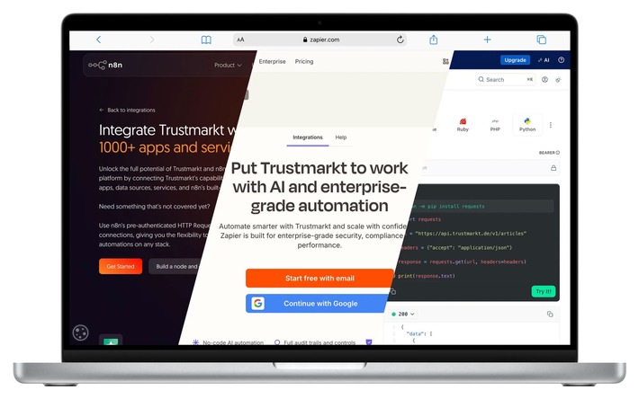 Trustmarkt stellt neue KI-Features vor: Sprach-Bewertungen, automatisierte Fallstudien und native Integrationen mit n8n und Zapier