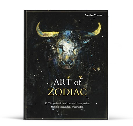 Aus Asche und Gold: Österreichische Künstlerin Sandra Thaler präsentiert neues Buch "ART of Zodiac"