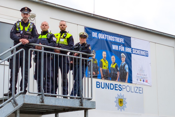 POL-HH: 260612-4. Allianz Sicherer Hauptbahnhof: Quattro-Streife wird noch sichtbarer