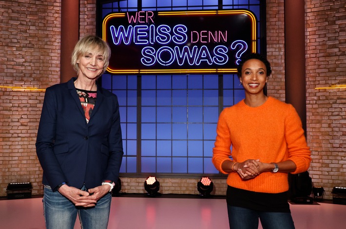 Schneller, höher, weiter: Malaika Mihambo und Heike Drechsler bei "Wer weiß denn sowas?" / Das Wissensquiz vom 18. bis 22. April 2022, um 18:00 Uhr im Ersten