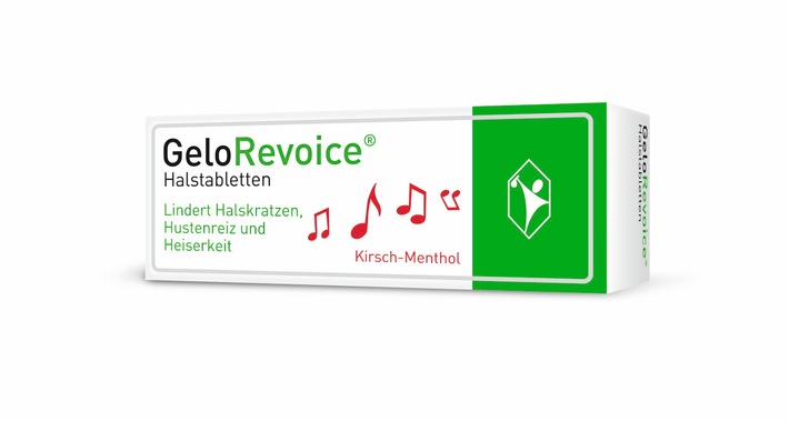 GeloRevoice® jetzt neu als Probiergröße mit 10 Lutschtabletten