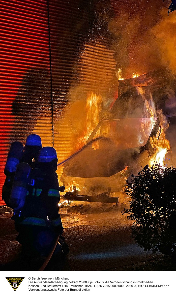 FW-M: Brandserie im nördlichen Stadtgebiet (Am Hart / Euro-Industriepark)