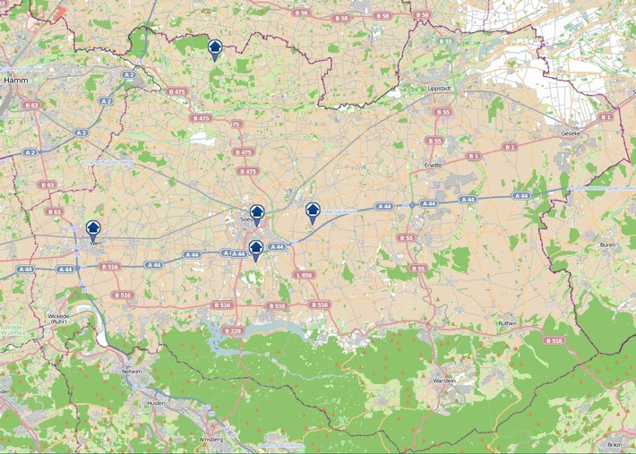 POL-SO: Kreis Soest - Wohnungseinbruchradar