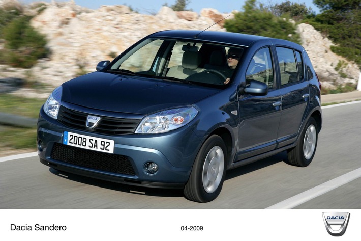 Super offre de Dacia en Suisse - Dacia Sandero, pour 9
