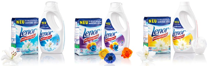Sauberkeit wird sinnlich! / Lenor Vollwaschmittel für Rund-um-Wohlfühl-Wäsche (mit Bild)