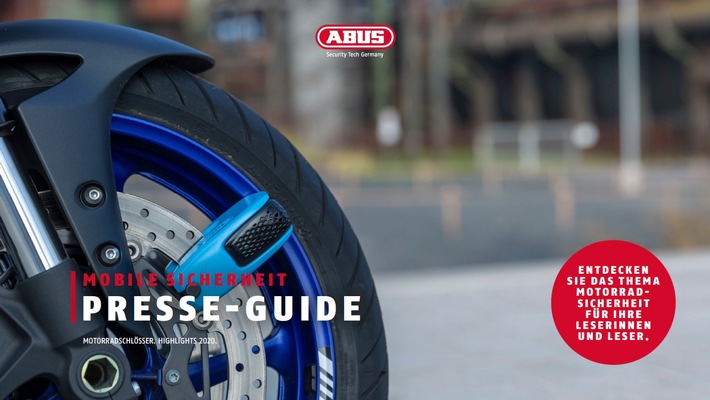 Motorräder und Scooter richtig sichern -  ABUS Presse Guide 2020