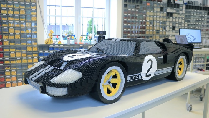 LEGO-Version des Ford GT-Rennwagen feiert Auftritt bei den 24 Stunden von Le Mans