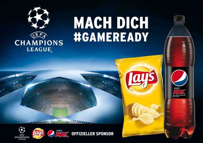 Champions League hautnah erleben mit Pepsi MAX und Lay&#039;s